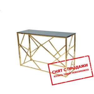 Стол-консоль Signal Escada C Скло дымчатое/золотой...